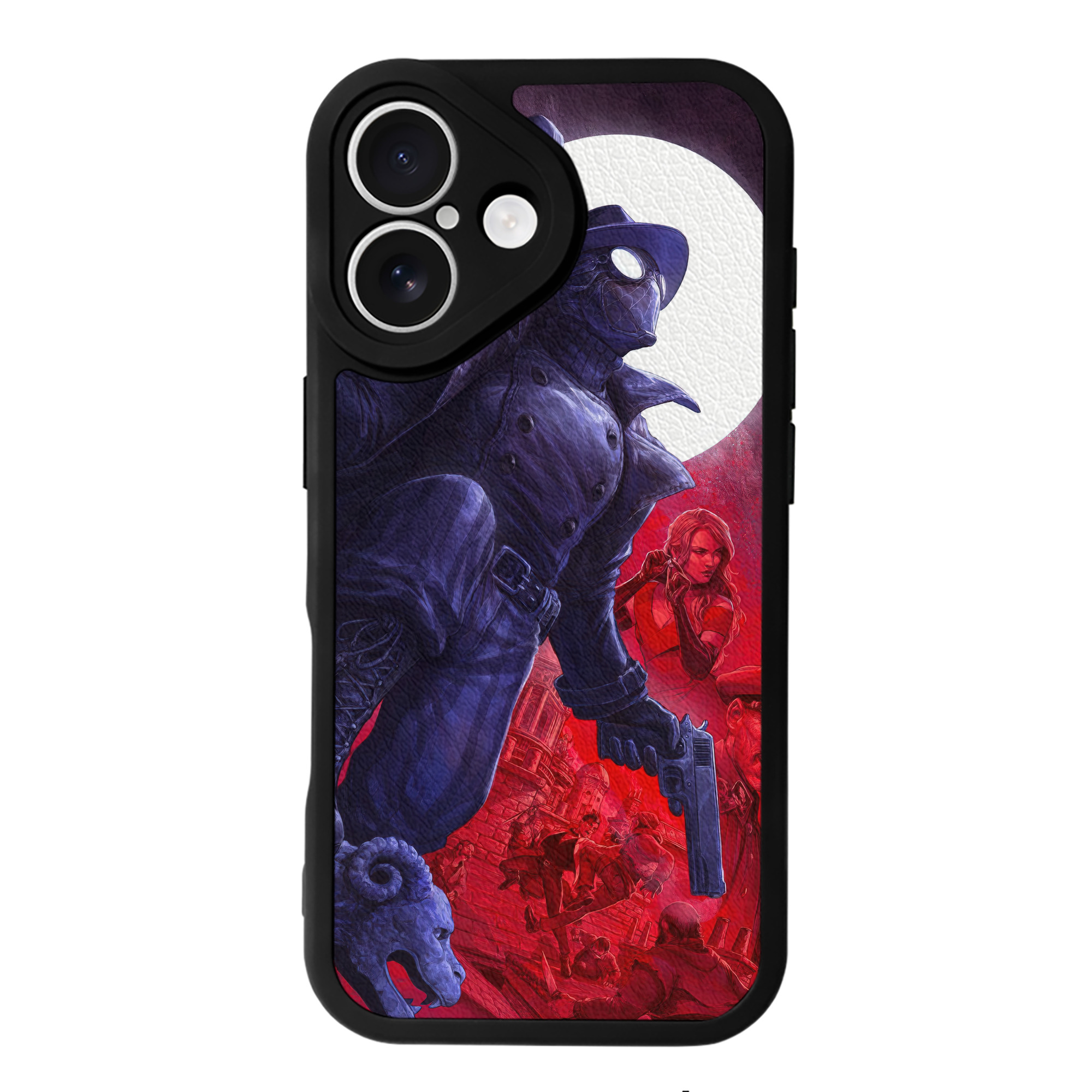 Spider Man スパイダーマン 【iPhone 16シリーズ対応】シリコンスマホケース（レザー調） 材質：シリコン